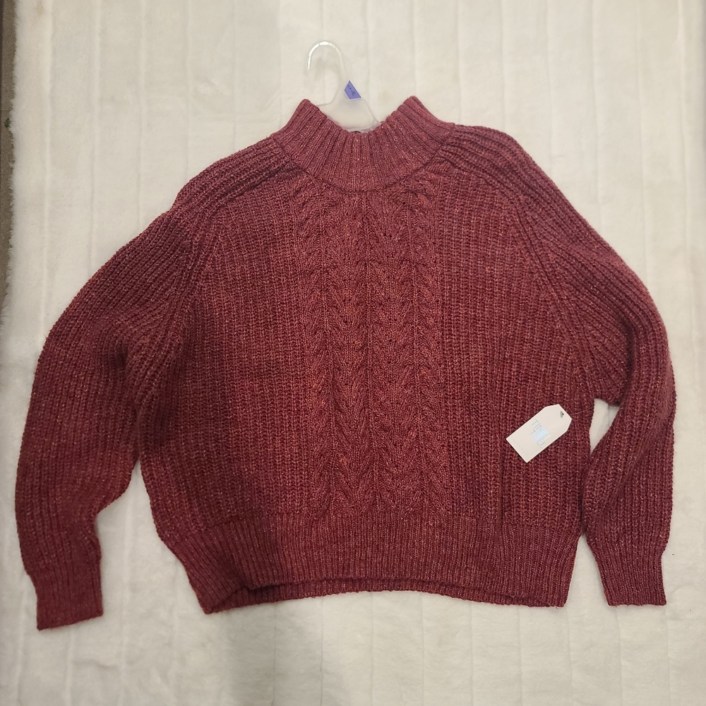 New With tags cable knit turtle neck sweater